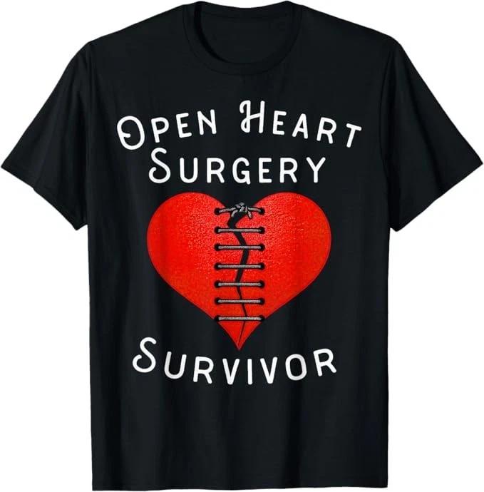 Open Heart Surgery Survivor T-Shirt 4XL