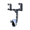 Rearview Mirror 360° Universal Phone Mount for Recording with Anti-Shake Stability