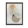 Abstrakcyjne Koła - Minimalistyczna Sztuka Abstrakcyjne Koła - Minimalistyczna Sztuka, 30X40 Cm, Rama Drewniana Ciemny Brąz, Papier Matowy 230 Gsm