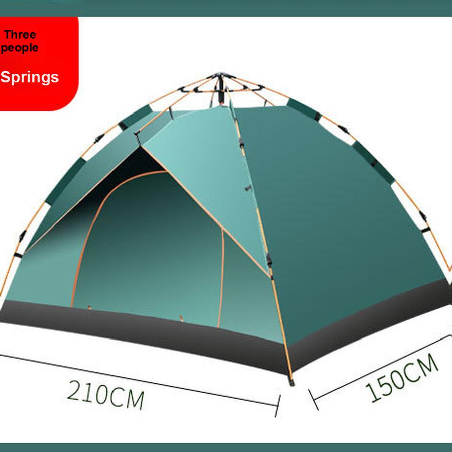 Automatic Tent Camping Tent 2-3 Person Quick Setup Camping Tent 3-4 Person 2-3 Person 4 Person