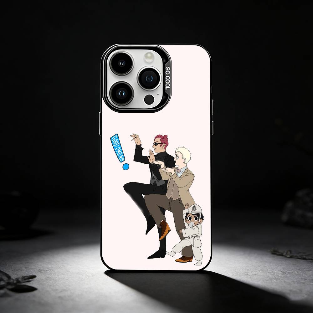 G-Good C-Cartoon O-Omens Phone Case For iPhone 17,16,15,14,13,12,11 Plus,Pro Max,XS,Colored silver phone case iPhone15promax