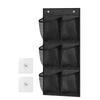 Wall-Mounted Storage Bag 6 Compartments Mesh Closet Shoe Holder Door Hanging Shoe Rack Bedroom Supply