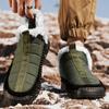 Winter Men's Outdoor Snow Boots Warm Plush Shoes Plus Size 39-46