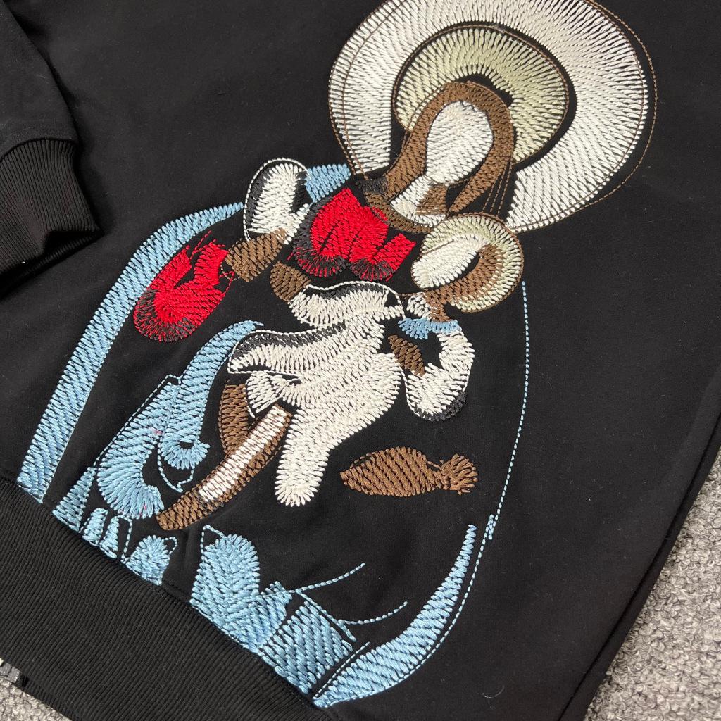 Derschutze Awakening V2 Kapuzenpullover mit Reißverschluss und Stickerei