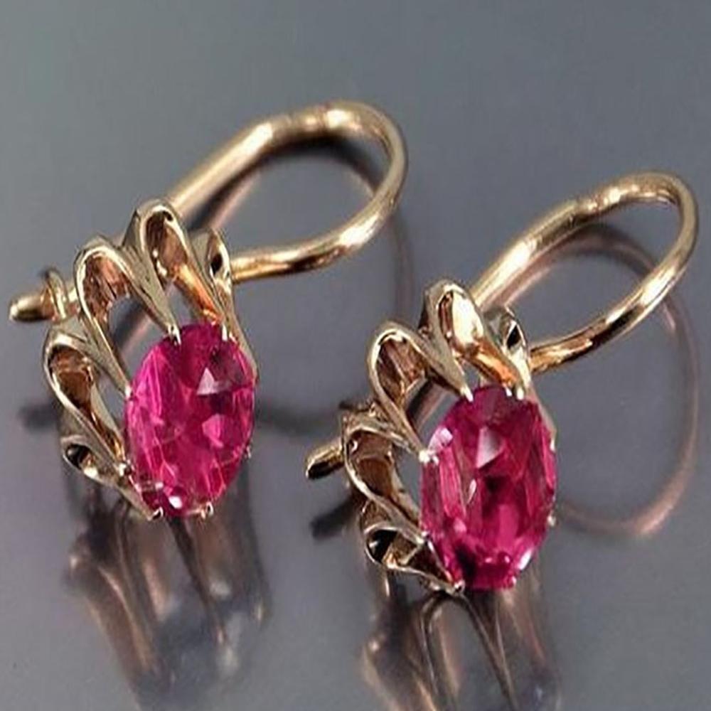 BELLA BOX Cercei Ovali la Modă pentru Femei cu Zircon, Temperamental Elegant Designer de Lux… Mai mult