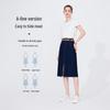 Navigare Women's A-line Denim Skirt