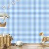 Wallpaper Fabric Pattern Azure and White, Soft Forms 50x1000