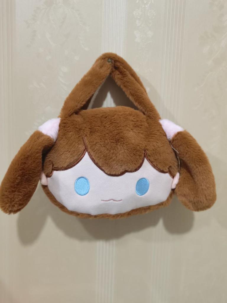 New  Cute Cartoon Future Girl Hatsune Miku Plush Shoulder Pain Bag Doll Backpack Large Bag Double Shoulder Bag