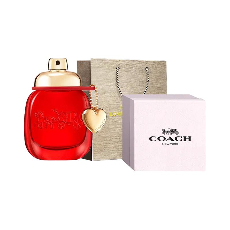 COACH perfume In the name of love love love fruity floral fragrance concentrated EDP strawberry rose cedar // cosmetics Perfume 30ml without gift box коричневый