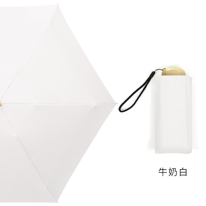 Card bag umbrella Pocket umbrella Flat 60% off Sun umbrella Sunscreen parasol Mini Portable weather and rain parasol
