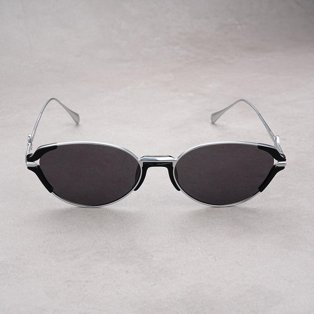 Malé Zrcátko Úzký Rám Oválné Polarizační Sluneční Brýle Retro Moderní Old Money Styl Cestovní Foto Stínící Sluneční Brýle Dámské