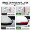 4Pcs Car Styling Door Side Edge Anti-collision Bumper Strip Sticker Rearview Mirror Anti-scratch Glue Sticker For Citroen C4 C3