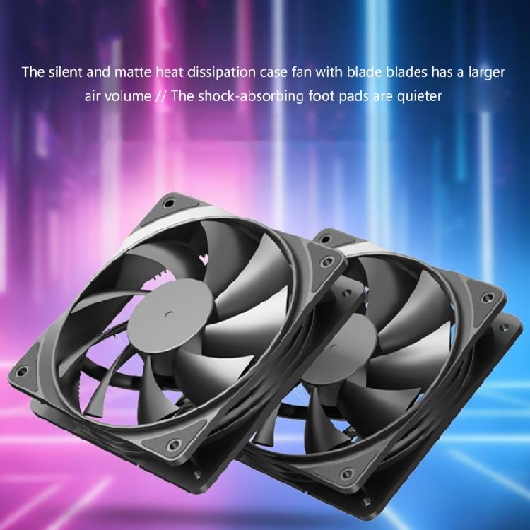 120mm 12V 1200RPM Quiet Computer Fan PC Fan For Computer PC Case GPU CPU Fan Radiator Cooling Accessories
