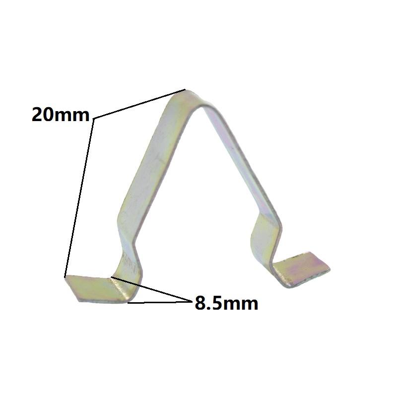 Metal Clips Retainer Instrument Panel Auto Fasteners Universal Car Radios Dashboard DVD Metal U Cord Lock Retaining Clip