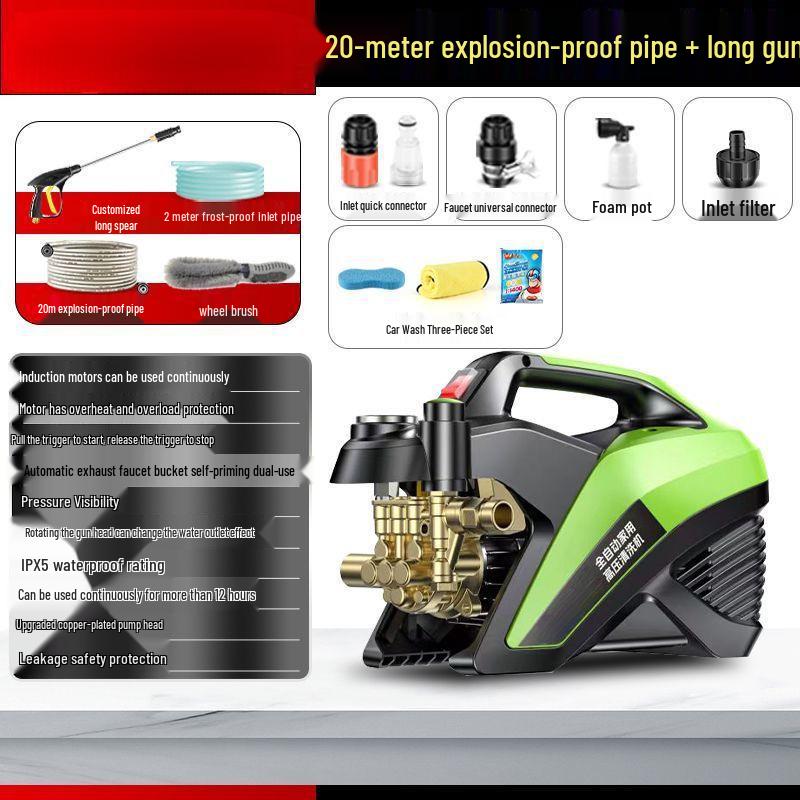 High-Power Adjustable Pressure Automatic Car Washer Cleaner