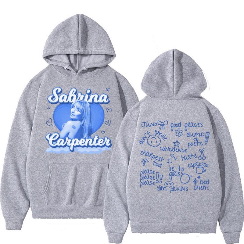 Sabrina Carpenter Hoodie Men Women Short N Sweet Music Album Long Sleeve Casual Oversized Aesthetic Warm
