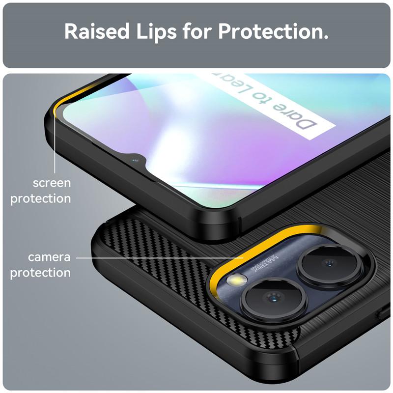 For Realme C33 Case Realme C11 C17 C20 C21 C21Y C30 C31 C35 C55 C33 Cover Shockproof Soft Silicone Bumper For Realme C33 Fundas