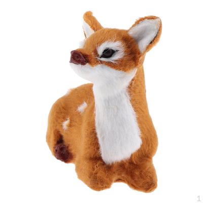Elk Reindeer Toy Figurine Creative Christmas/New Year Decor Gifts