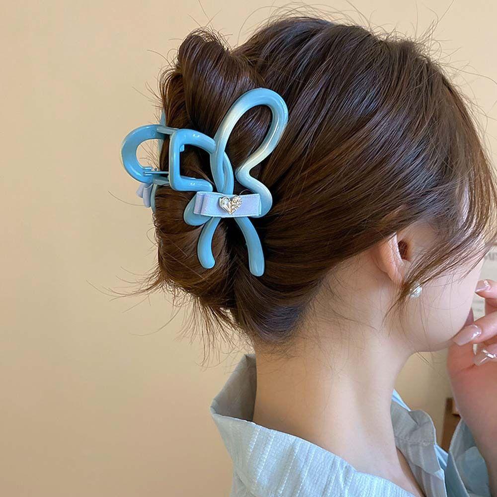 

Пляжные головные уборы, корейские заколки для волос, аксессуары для волос, акриловые коготки для волос, коготь-бабочка, летние