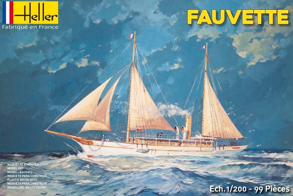 

Platts Sailing Ship Fourvette Plastic Model HE80612 Héreir 1/200 (Ship)