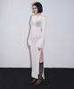 VINAJ Hooded Long Dress Cover-Up (White)