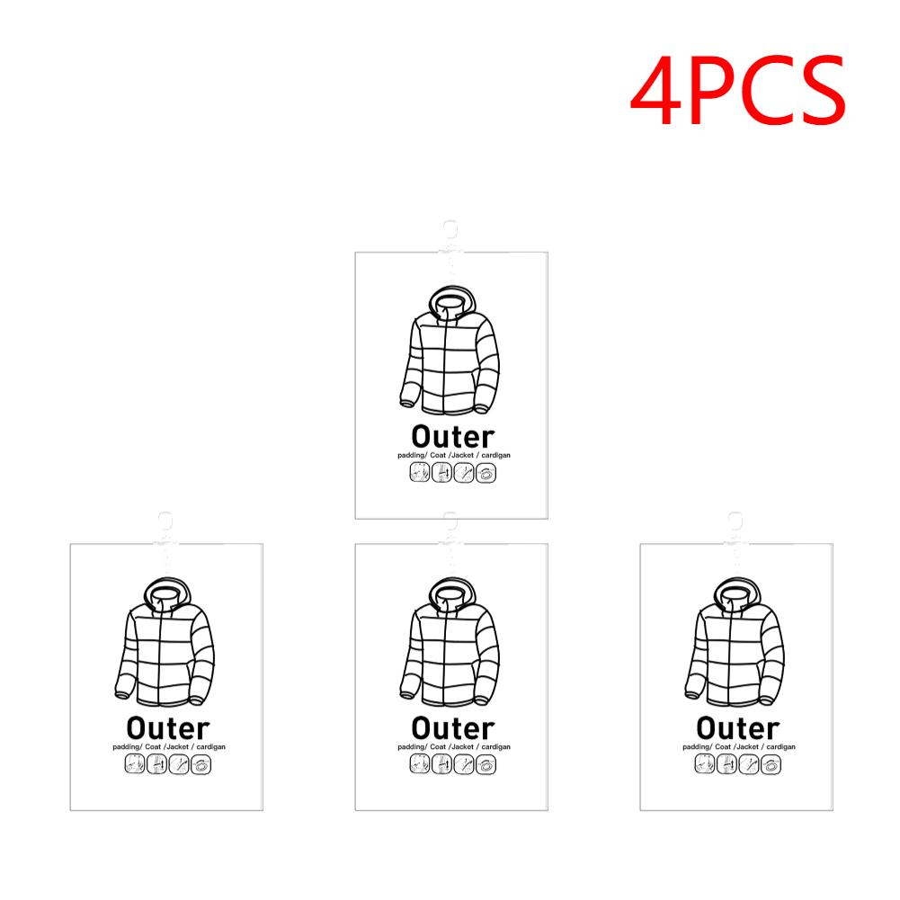 1-10PCS Vacuum Storage Hanging Bag Dustproof Clothes Compression Storage Bag Space Saving for Clothes Down Overcoat