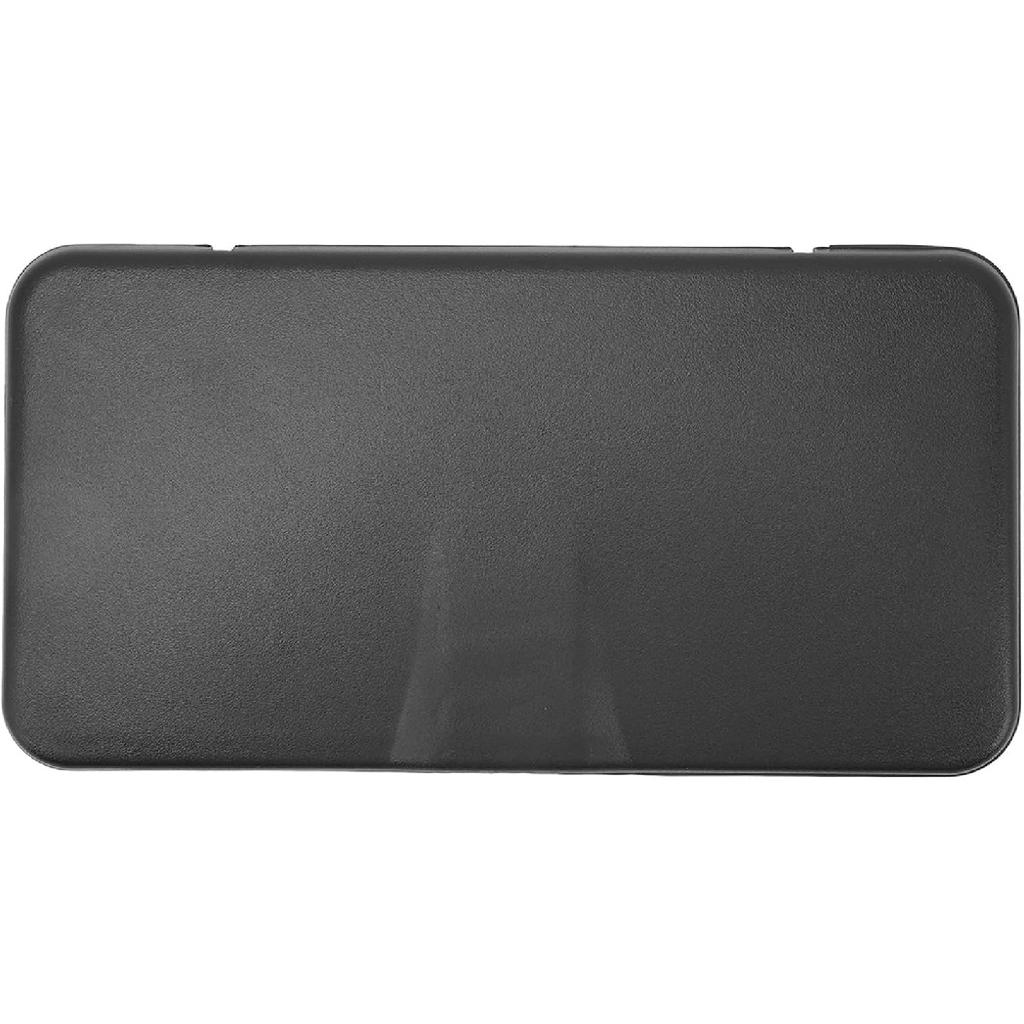 EVGATSAUTO Sun Visor Vanity Mirror Cover for C6, ABS Material, Black, Driver or Passenger Side Replacement