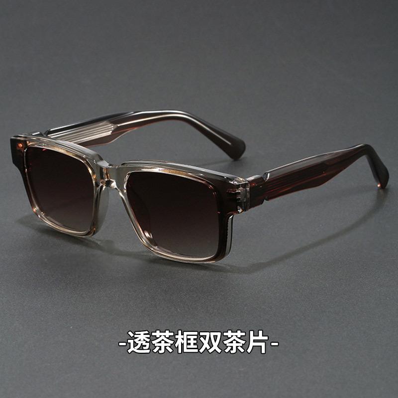 Retro Rectangle Sunglasses for Men Women UV400 Protection Classic Trendy Driving Sun Glasses Outdoor High Quality Travel Glasses