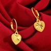 Not Fade Forever 14k Gold Jewelry Dorp Earring For Women Aretes De Mujer Orecchini Bizuteria Garnet Garnet Jewelry Earrings Girl