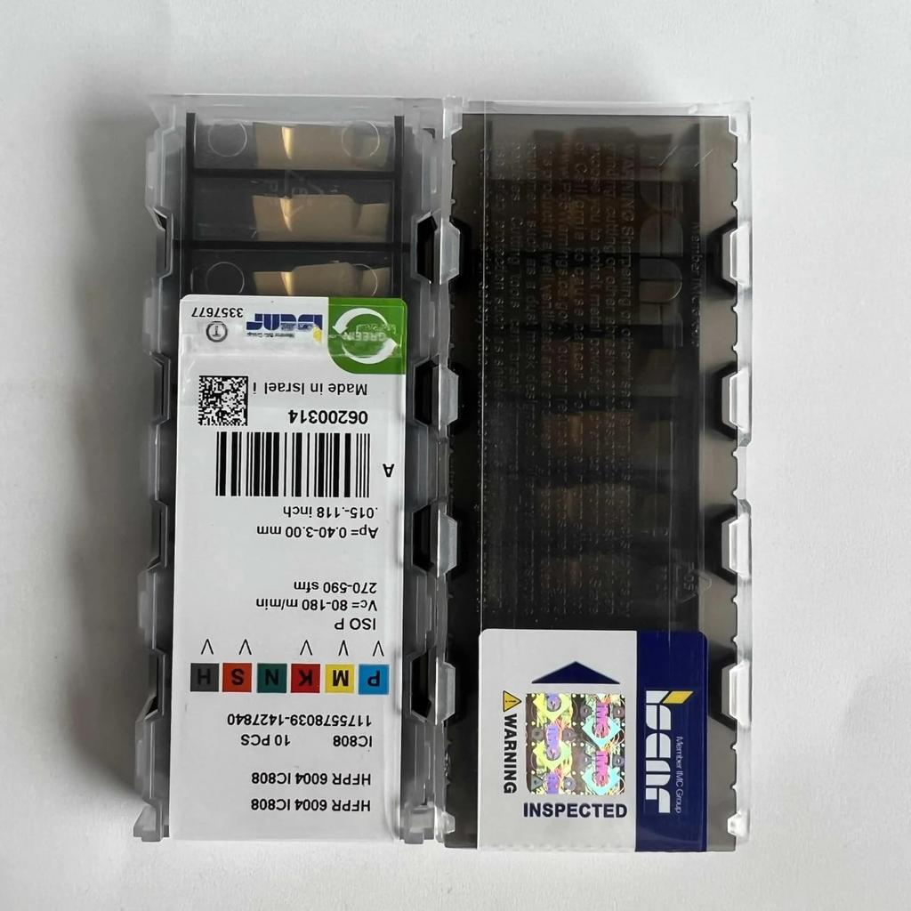 ISCAR / HFPR6004 IC808 /Industrial indexable Carbide Inserts 10 PCS