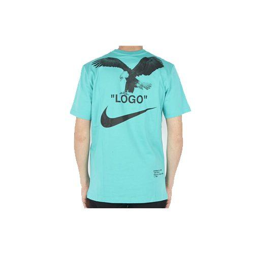 Camiseta Unisex OFF WHITE Azul Lago BQ0827-458