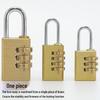 Haise Dick Brass Combination Padlock