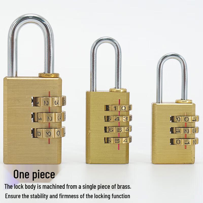 Haise Dick Brass Combination Padlock