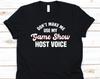 Don't Make Me Use My Game Show Host Voice Shirt, Game Show Design, Broadcast Entertainment, TV Game Show, Radio Program, TV Show Host Shirt