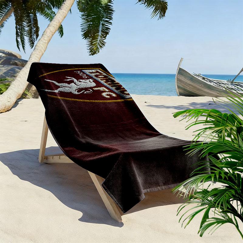 Celtic Logo Print Beach Towel, Large Soft Quick Dry Towel for Beach Camping Swimming