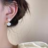 Elegant Fan-shaped Pearl Earrings for Women: Lightweight, Luxury Design, Ideal for Spring/Summer Wear