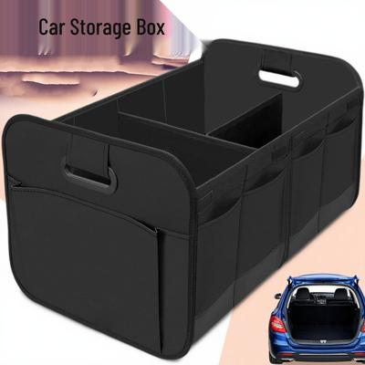 Foldable Oxford Cloth Car Trunk Storage Box - Super Large Capacity
