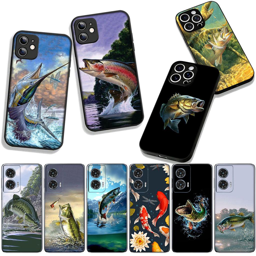 Cover Fly Trout Carp Fishing Rod Fish for Xiaomi Poco F7 F6 F8 Ultra F5 X7 X6 X5 M6 M7 M8 Pro C85 C75 C65 C71 C61 4G 5G Case