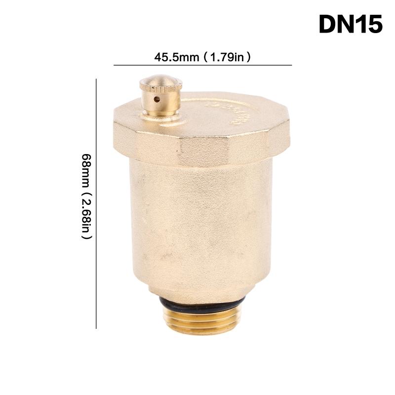 Dn10/Dn15/Dn20/Dn25 Brass Material Automatic Exhaust Release Valve Standard Male Thread Pressure Release Air Vent Valve