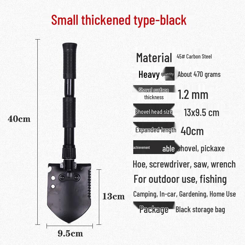 Multi-functional Folding Entrenching Shovel