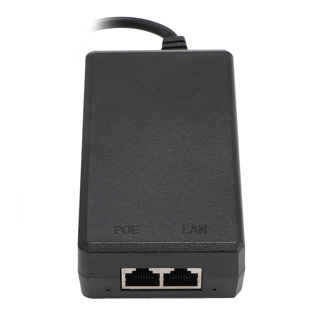 PoE Injector Adapter 10 100Mbps 15W Plug and Play Multiple Guard IEEE802.3AF Compliant PoE Adapter
