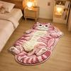 Easy to Clean Home Decor Carpet Anti-fouling Cartoon Carpet Funny Cat-Shaped Area Rug  Living Rooms
