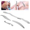 4pcs / set Professional Stainless Steel Gua Sha Scraping Massage Health Care Tools Kit with Aluminum