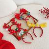 Individually Packaged Cartoon Christmas Headbands: Festive Decorations and Party Gifts with Antlers.