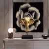 Gold Elephant Head Ornaments Living Room Bedroom Decoration Elephant Ornaments for Gifts Resin Elephant Candle Holder A/B Style