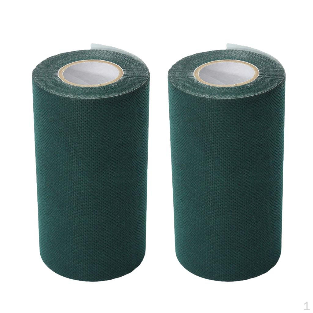 

2 шт. Лента для стыковки искусственной травы Самоклеящаяся - 15 см x 5 м / 6 дюймов x 16,5 футов