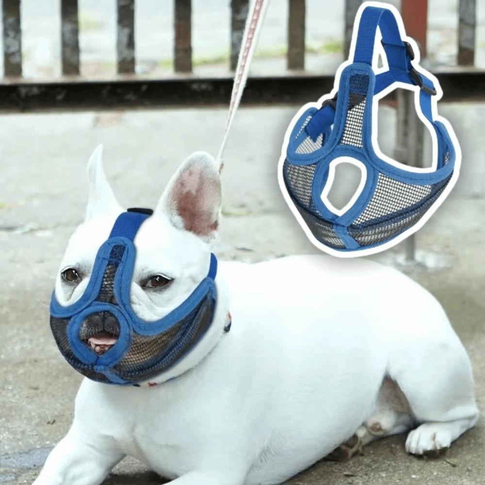 Adjustable Buckle Pet Dog Muzzles Soft Mesh Pet Mouth Cover Dog Mouth Cover Pet Accessories