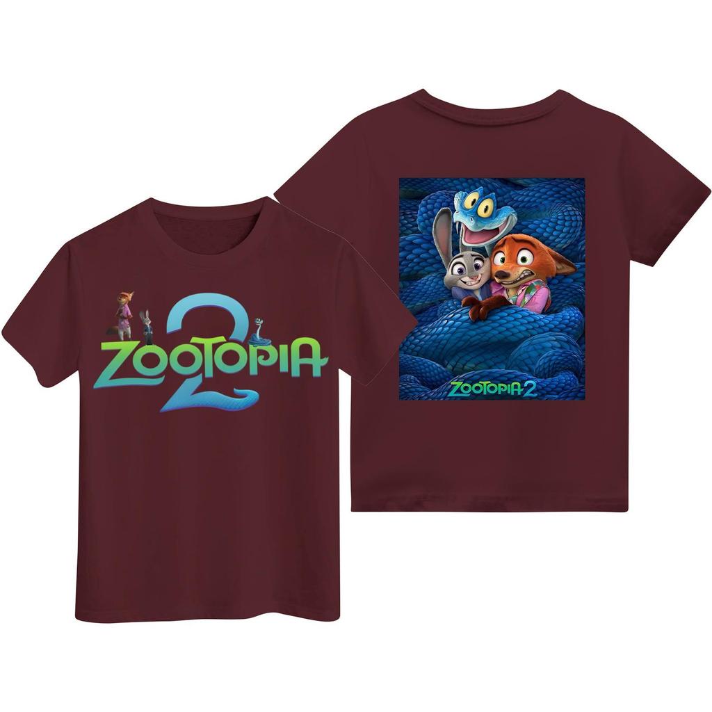 Children's Casual Fashion Cartoon Print Short-sleeved T-shirt Top