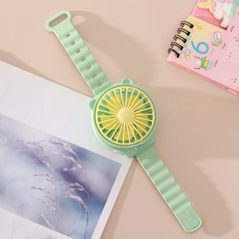 Cat Ear Wearable Watch Fan