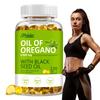 Oregano Oil with Black Seed Oil Softgels - 6,000 Mg - Antioxidant